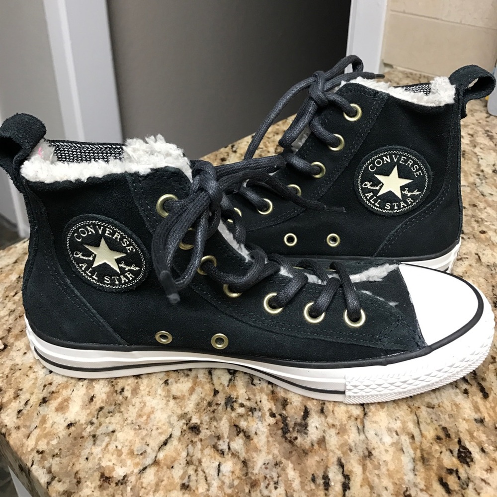Converse All Star High Top Suede Sneakers